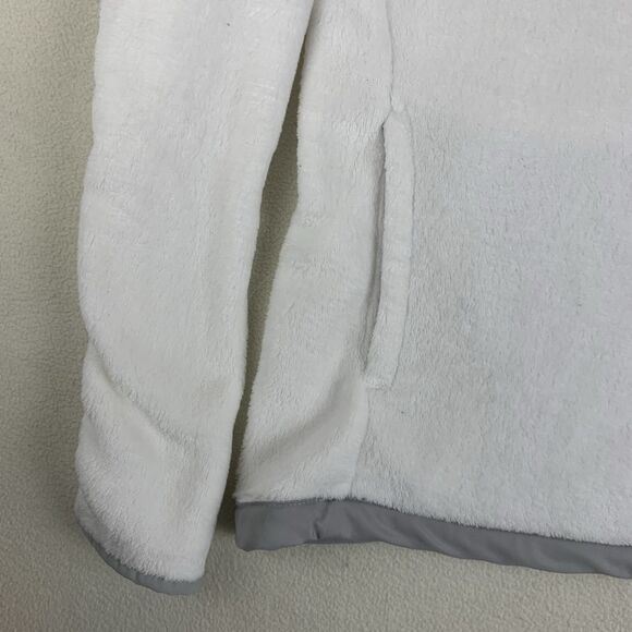 DANSKIN NOW Women's White Sport Fleece Full Zip Pockets Jacket Size XL (16/18) - Picture 6 of 13